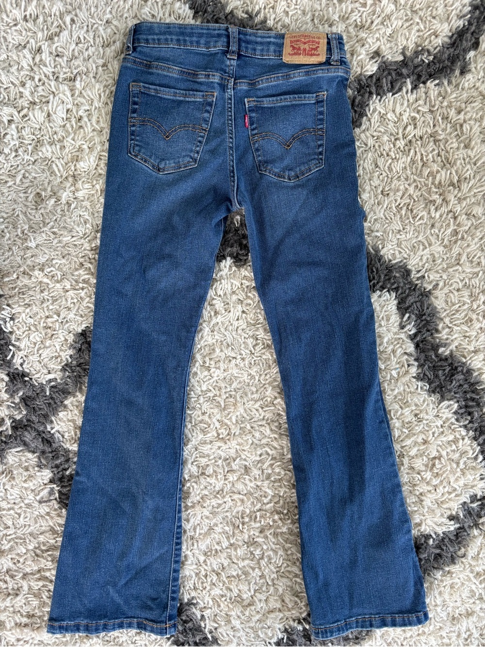 Levi’s girls size 14 Blue Denim Jeans fit n flare - Picture 3 of 5